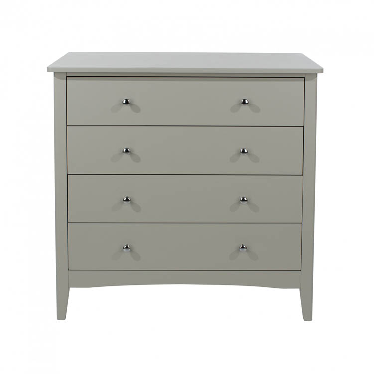 Core Products Core Como Light Grey 4 Drawer Chest of Drawers (Flat Packed)