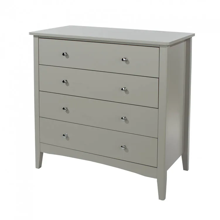 Core Core Como Light Grey 4 Drawer Chest of Drawers