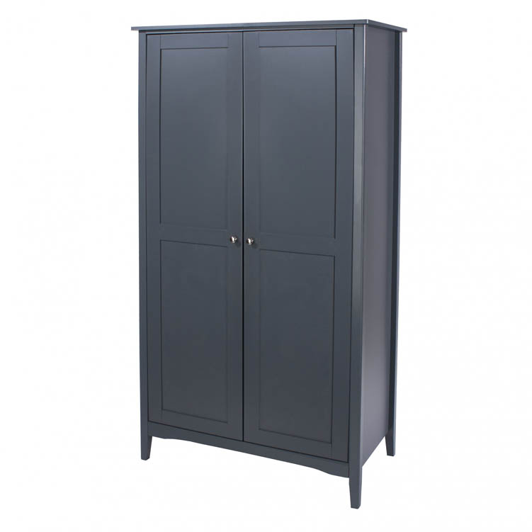 Core Products Core Como Midnight Blue 2 Door Wardrobe (Flat Packed)