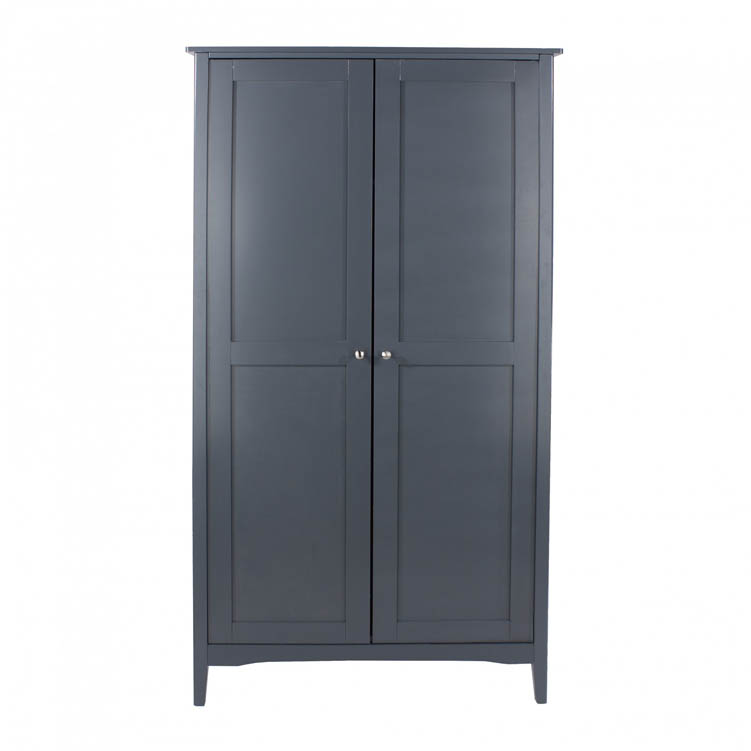Core Products Core Como Midnight Blue 2 Door Wardrobe (Flat Packed)