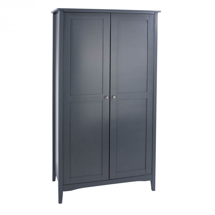 Core Products Core Como Midnight Blue 2 Door Wardrobe (Flat Packed)