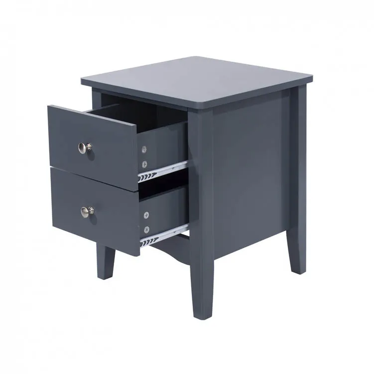 Core Products Core Como Midnight Blue 2 Drawer Petite Bedside Table