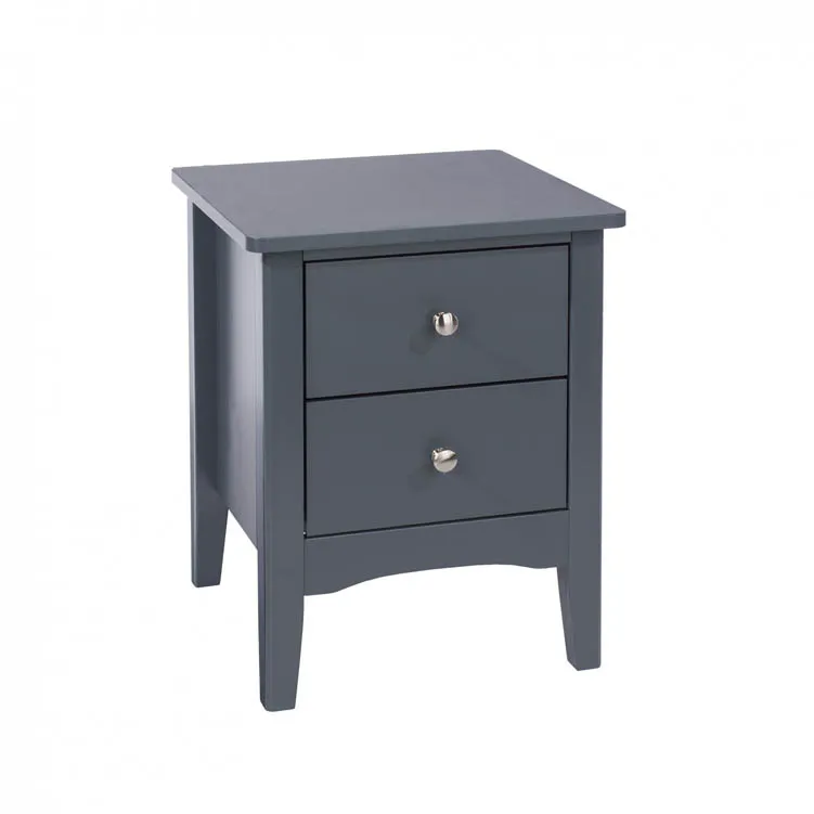 Core Products Core Como Midnight Blue 2 Drawer Petite Bedside Table