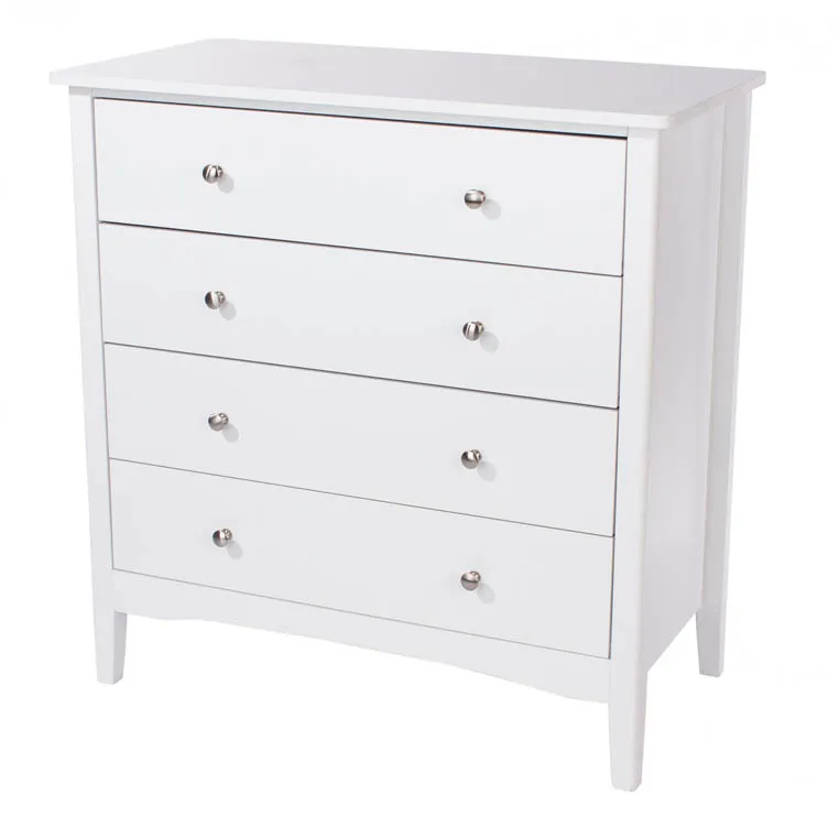 Core Products Core Como White 4 Drawer Chest of Drawers