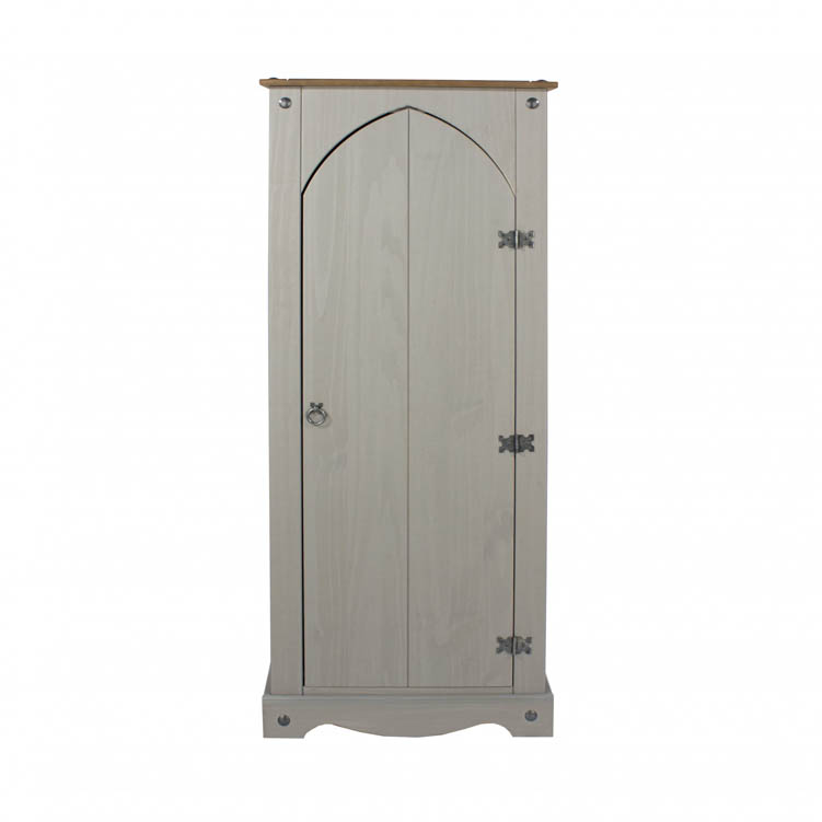 Core Products Core Corona Grey and Pine Vestry Cupboard (Flat Packed)