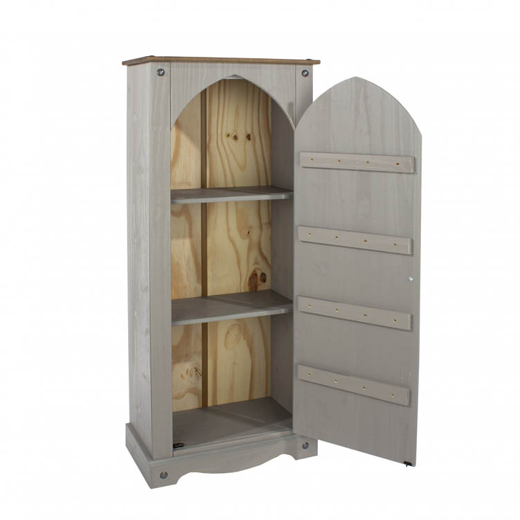 Core Products Core Corona Grey and Pine Vestry Cupboard (Flat Packed)