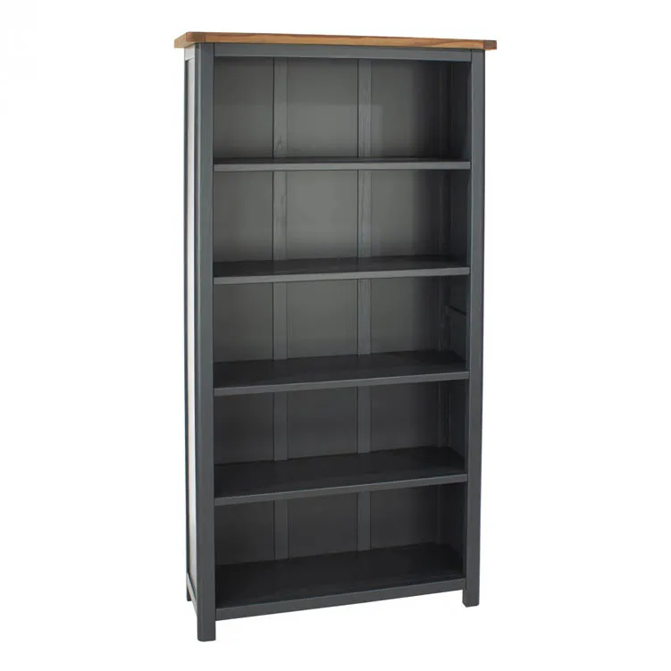 Core Products Core Dunkeld Midnight Blue and Oak Tall Bookcase