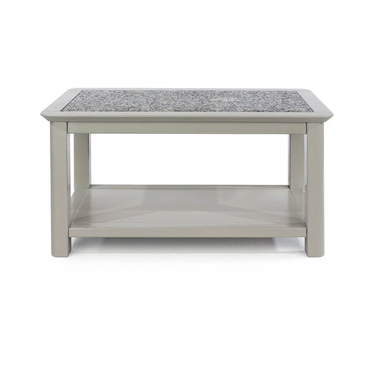 Core Products Core Perth Grey Painted with Grey Stone Inset Coffee Table (Flat Packed)