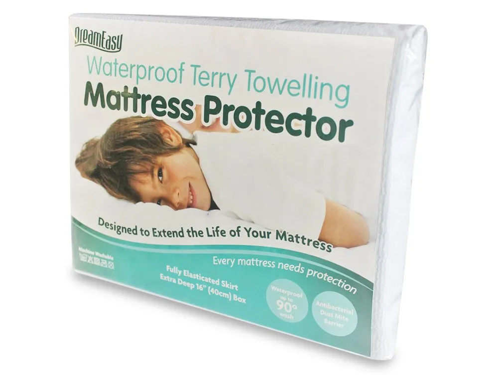 Harwood Textiles Harwood Textiles Dreameasy Terry Towelling Waterproof Mattress Protector