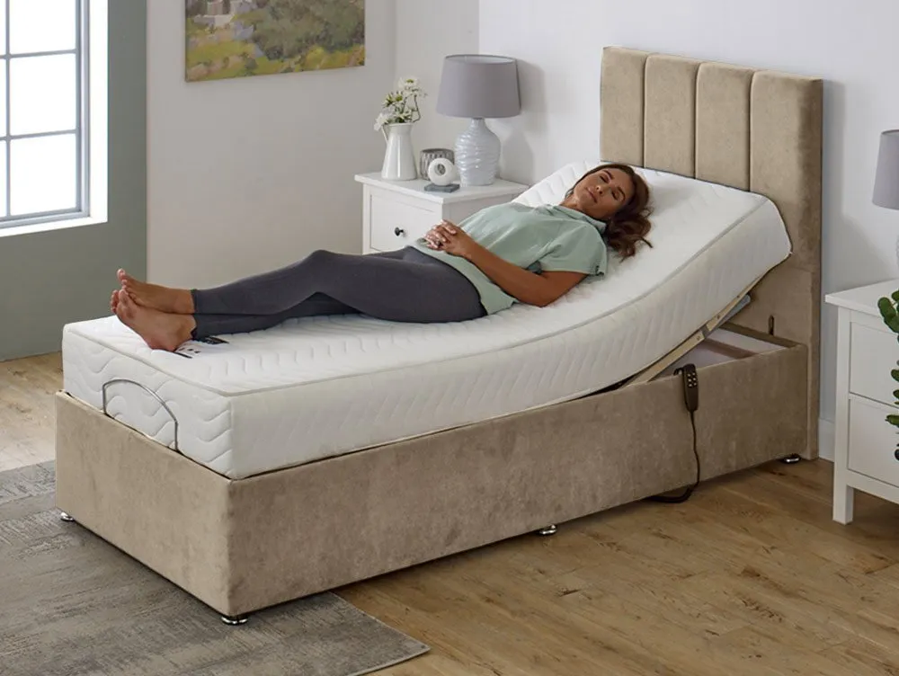 Flexisleep Flexisleep Memory Ortho Electric Adjustable 3ft Single Bed