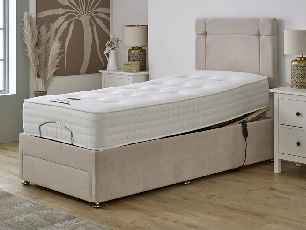 Flexisleep Flexisleep Elland Pocket 1000 Electric Adjustable 3ft Single Bed