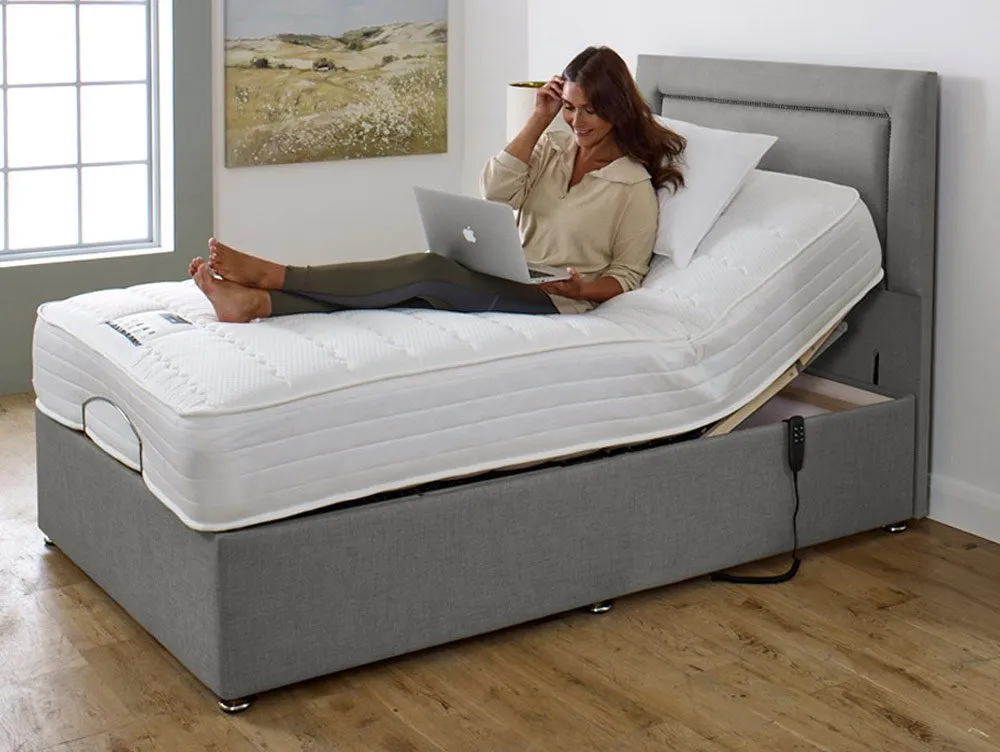 Flexisleep Flexisleep Leyburn Pocket 1000 Electric Adjustable 4ft Small Double Bed