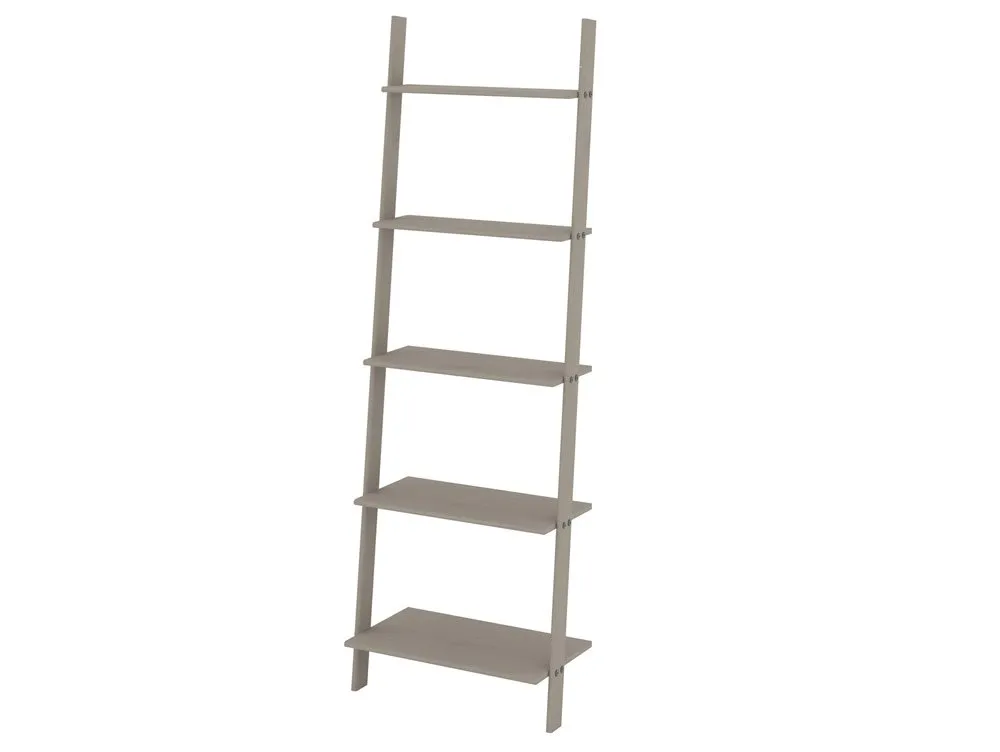 Core Core Corona Grey and Waxed Pine Ladder Design Shelf Unit