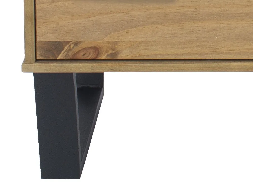 Core Core Texas Waxed Pine 4 Drawer Wooden Chest of Drawers