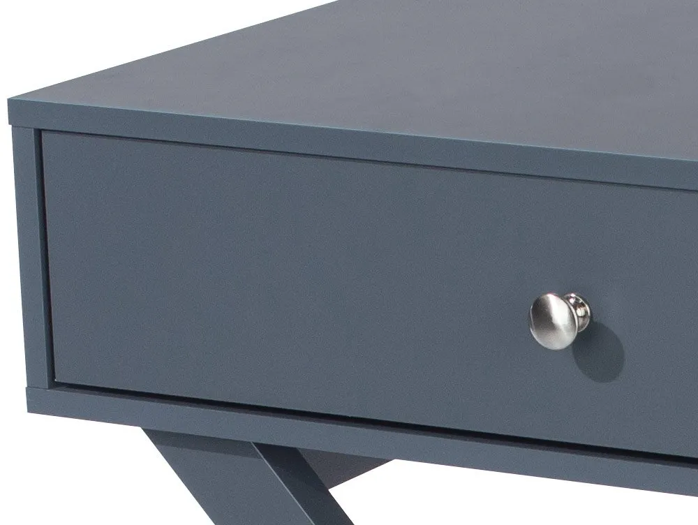 Core Core Options Blue 1 Drawer Petite Bedside Table
