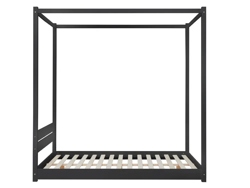 Birlea Birlea Darwin Black Four Poster Wooden Bed Frame