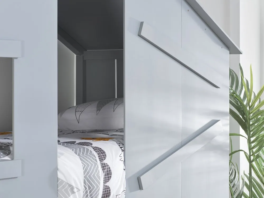 Birlea Birlea Safari Grey Wooden Bunk Bed Frame
