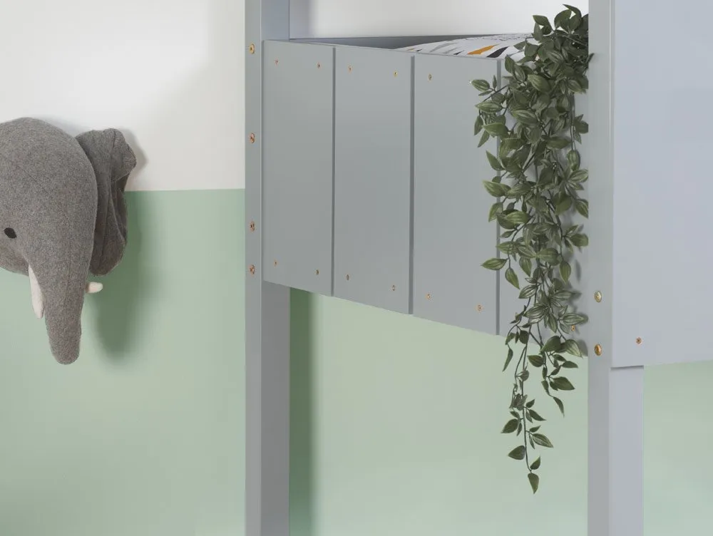 Birlea Birlea Safari Grey Wooden Bunk Bed Frame