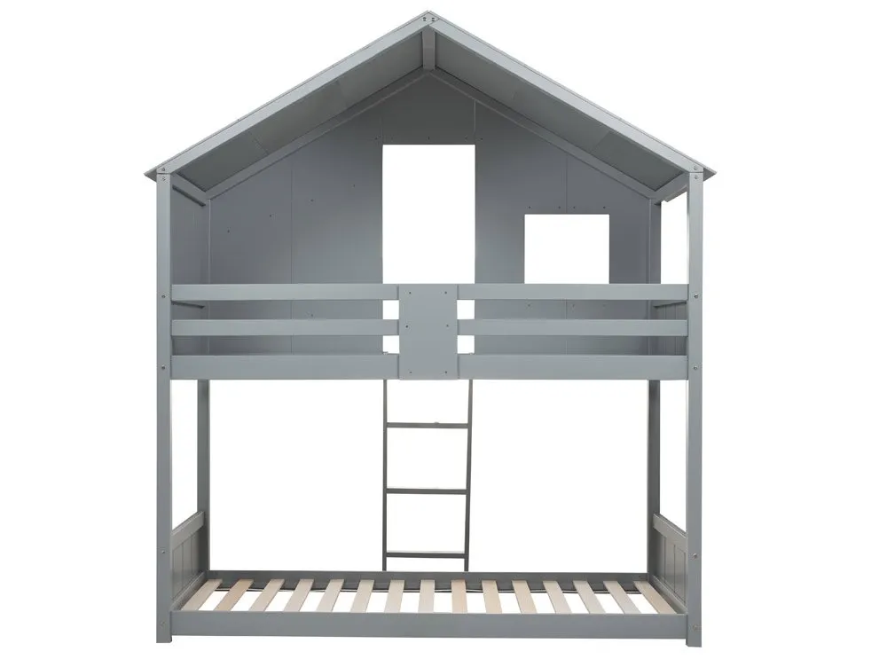 Birlea Birlea Safari Grey Wooden Bunk Bed Frame