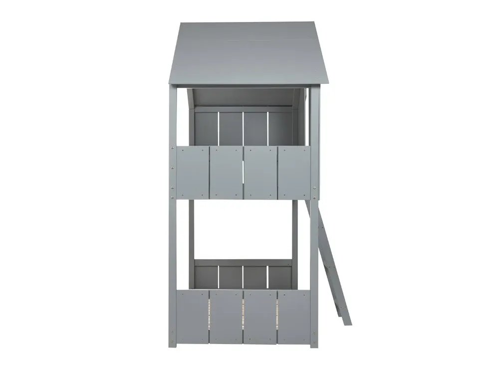 Birlea Birlea Safari Grey Wooden Bunk Bed Frame