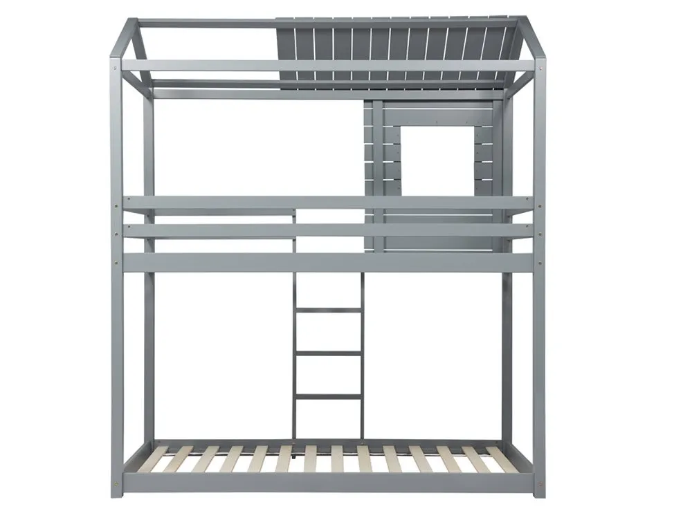 Birlea Birlea Adventure Grey Wooden Bunk Bed Frame