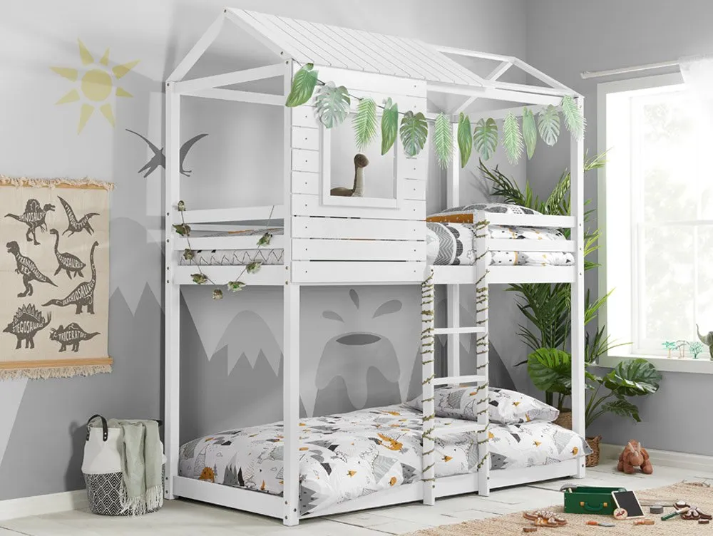 Birlea Birlea Adventure White Wooden Bunk Bed Frame