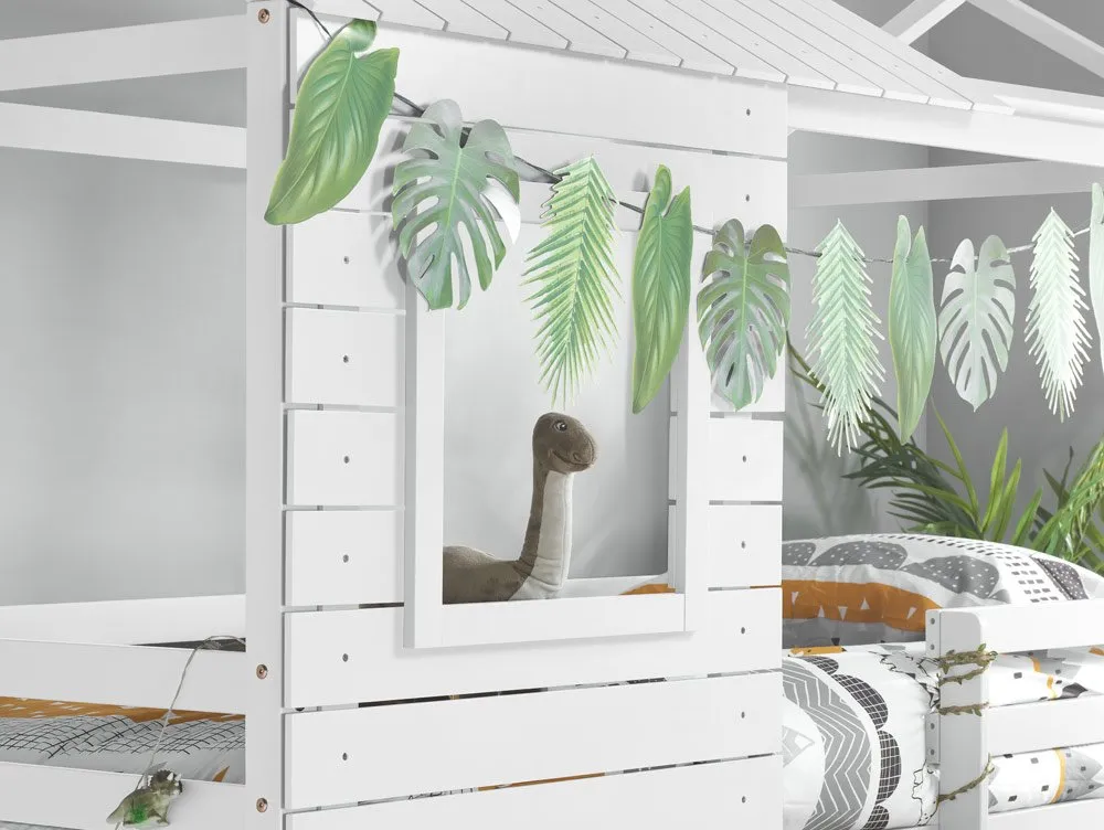 Birlea Birlea Adventure White Wooden Bunk Bed Frame