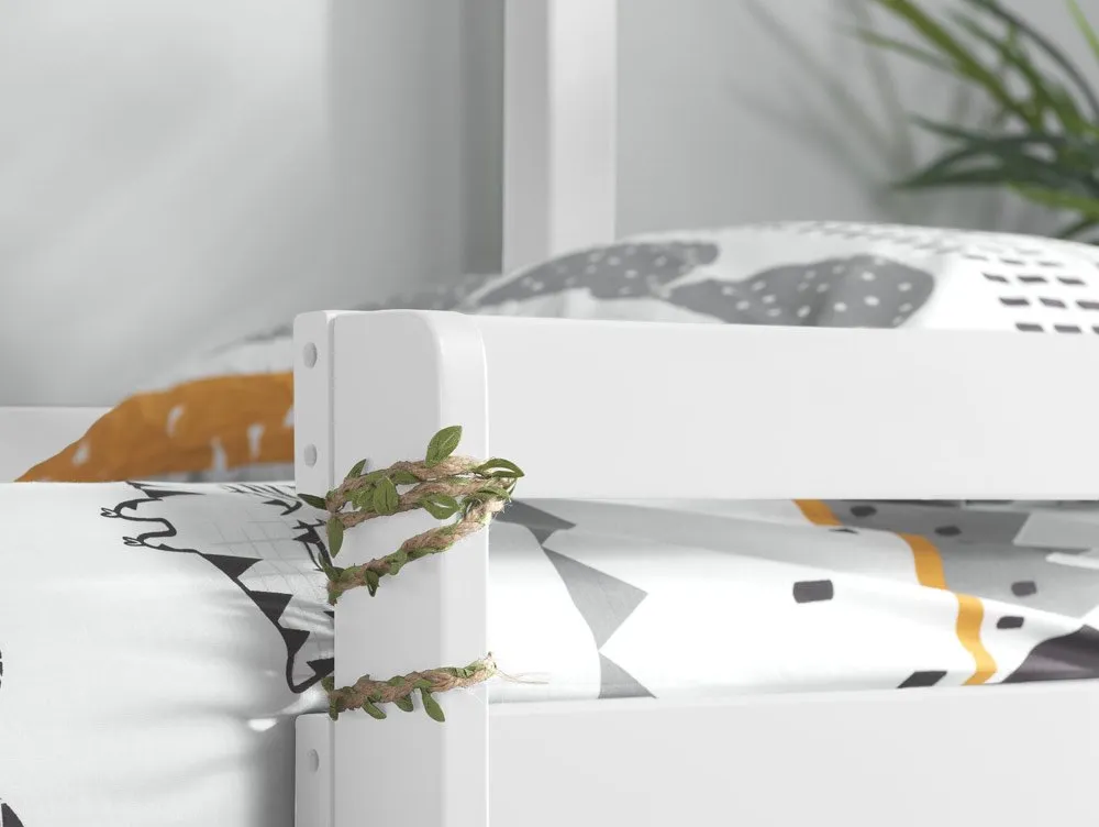 Birlea Birlea Adventure White Wooden Bunk Bed Frame