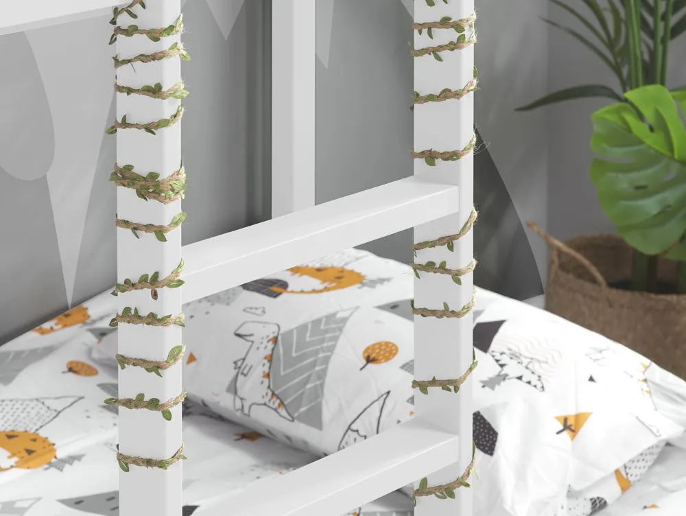 Birlea Birlea Adventure White Wooden Bunk Bed Frame