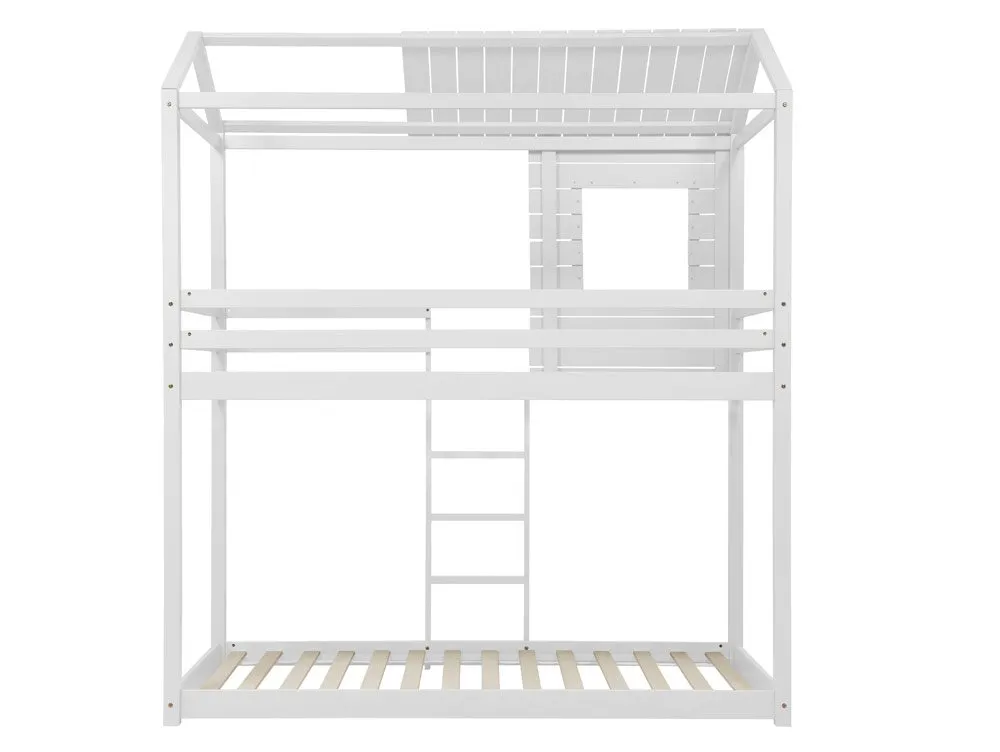 Birlea Furniture & Beds Birlea Adventure 3ft White Wooden Bunk Bed Frame