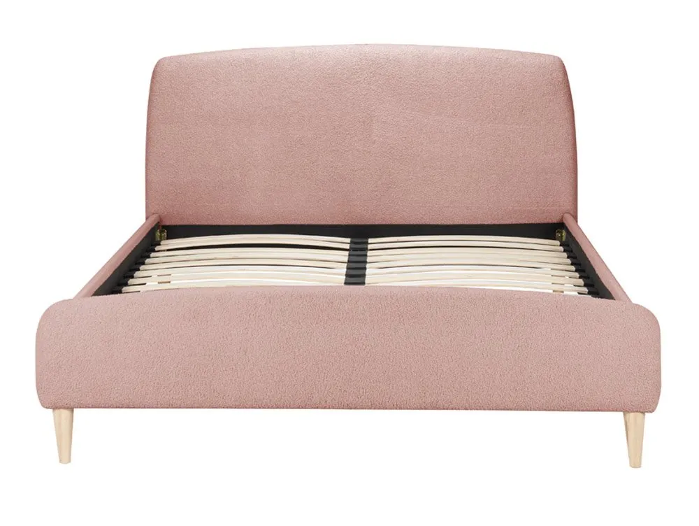 Birlea Birlea Otley Blush Pink Boucle Bed Frame