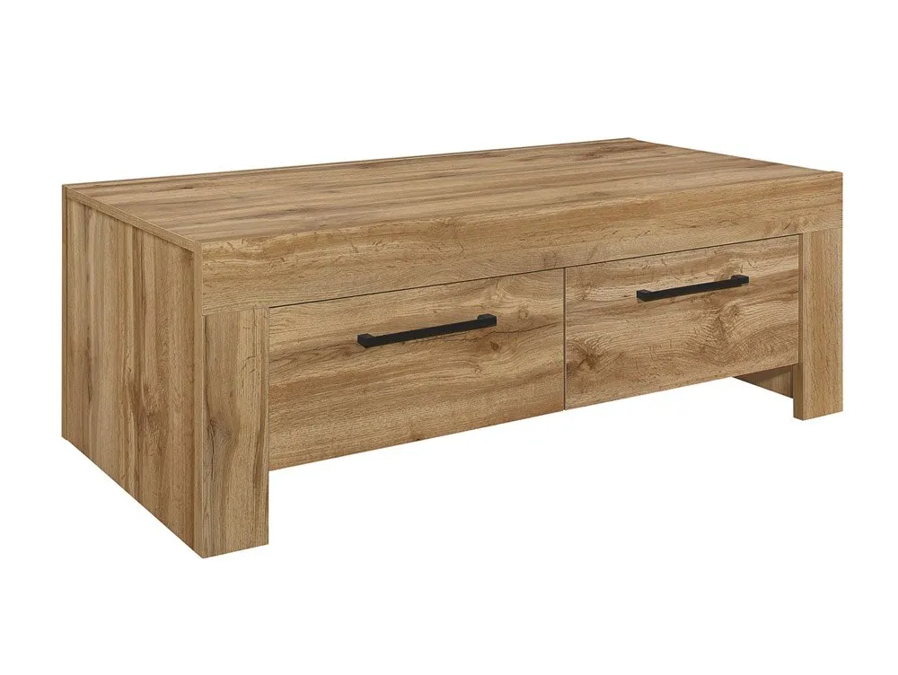 Birlea Birlea Compton Oak 4 Drawer Coffee Table