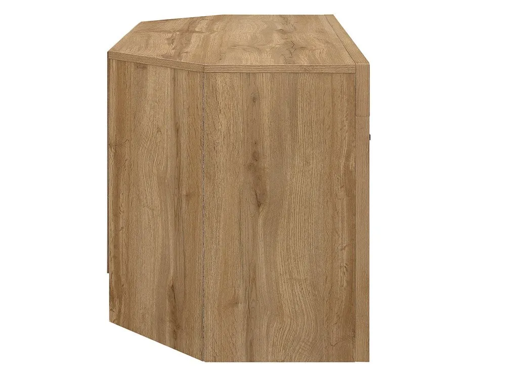 Birlea Birlea Compton Oak 1 Door 1 Drawer Corner TV Cabinet