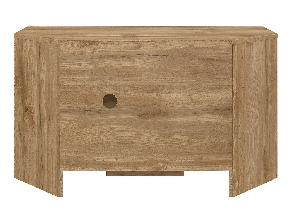 Birlea Birlea Compton Oak 1 Door 1 Drawer Corner TV Cabinet