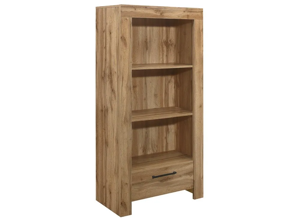 Birlea Birlea Compton Oak 1 Drawer Bookcase