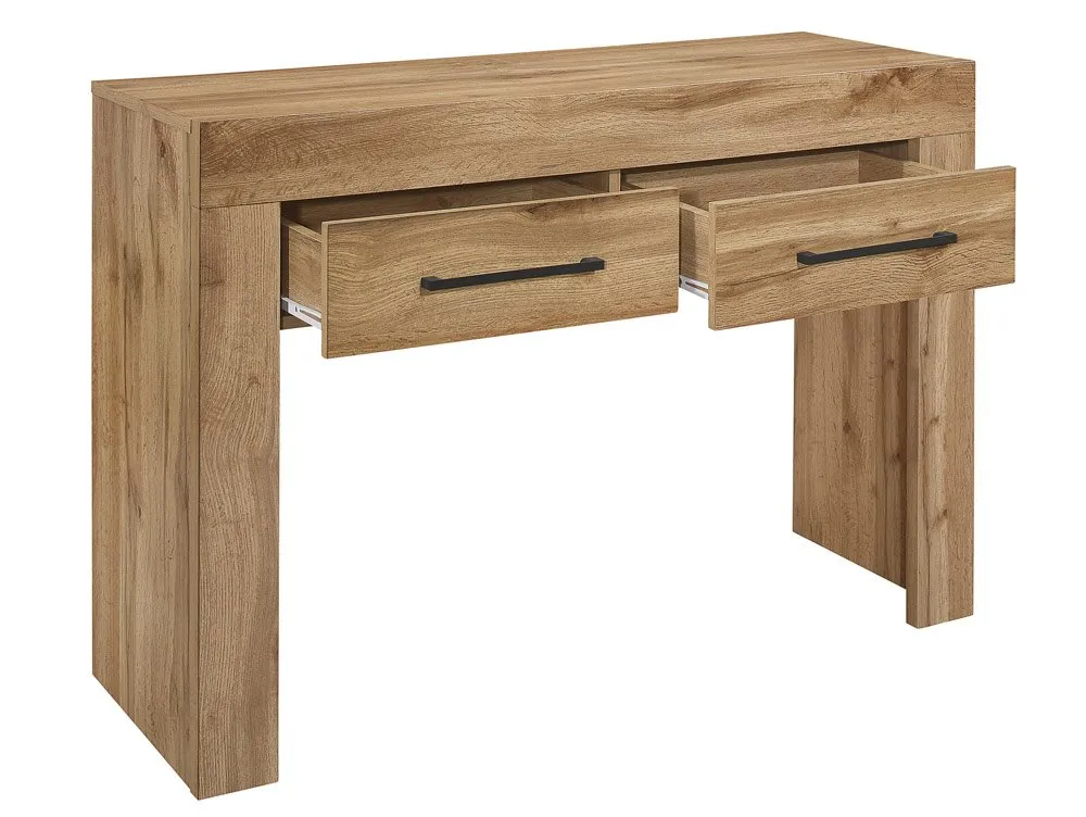 Birlea Furniture & Beds Birlea Compton Oak 2 Drawer Console Table