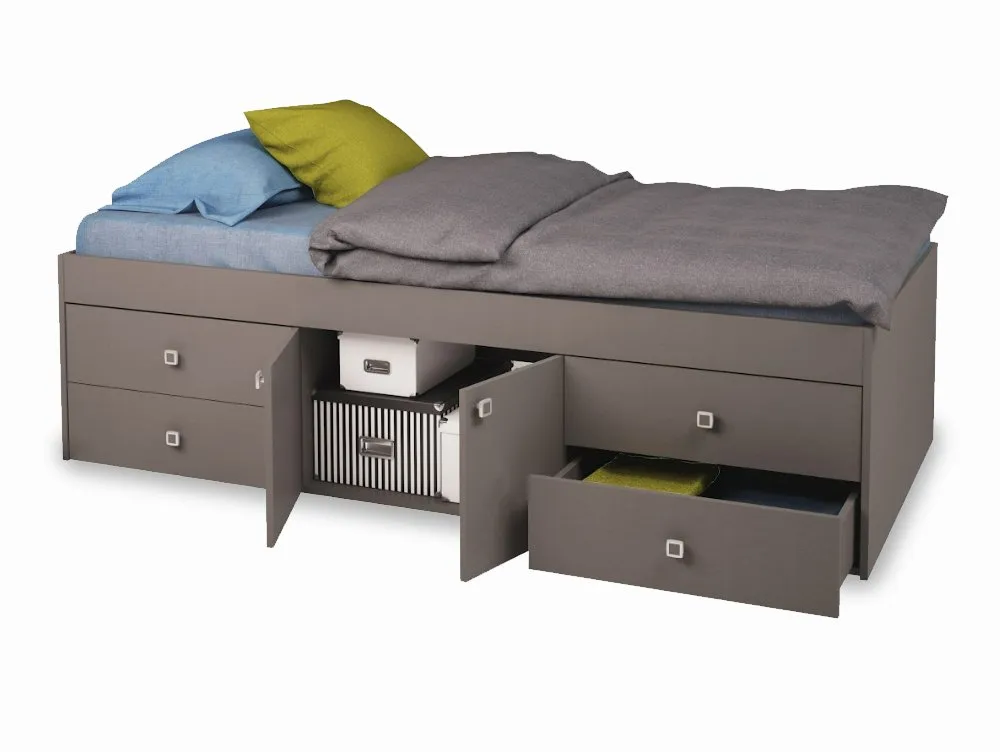 Kidsaw Kidsaw Captain's Grey Cabin Bed Frame