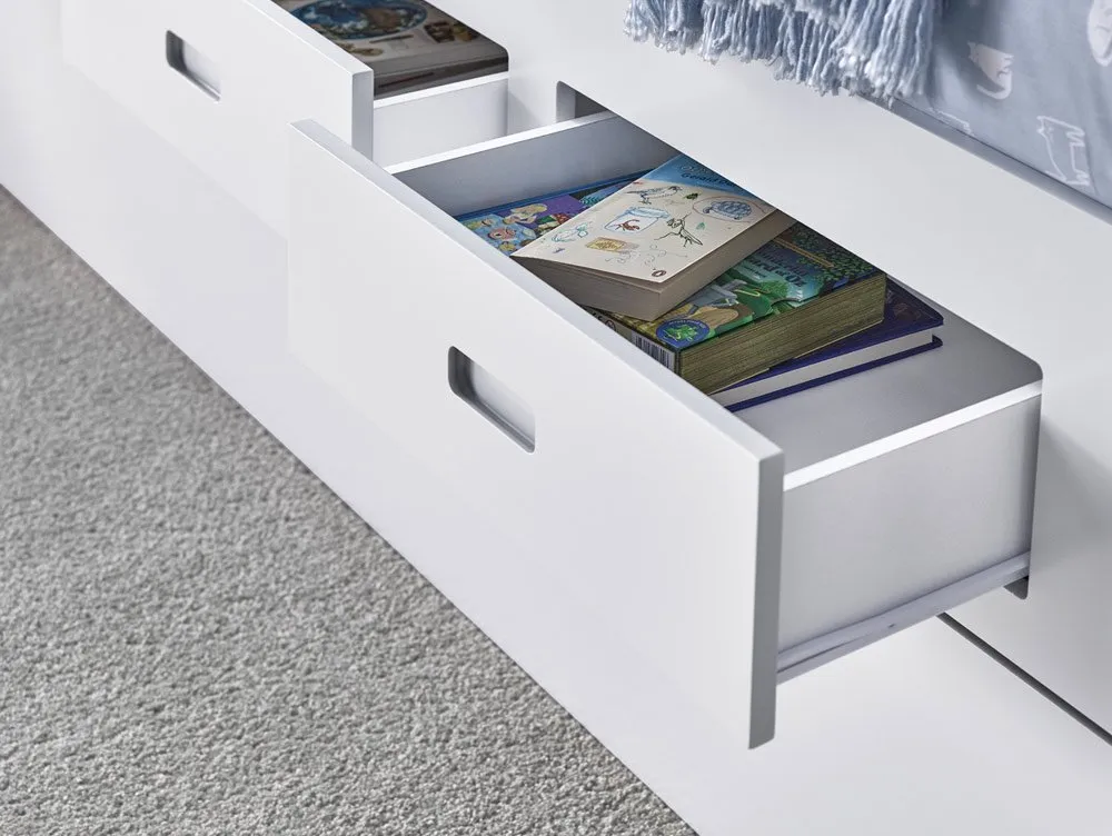 Bedmaster Bedmaster Veera White Wooden Bed Frame