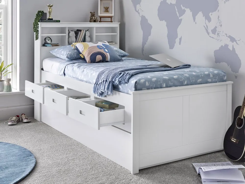 Bedmaster Bedmaster Veera White Wooden Bed Frame