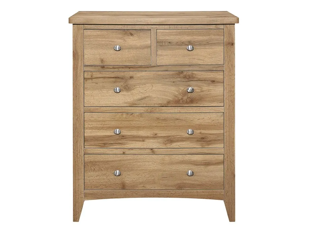Birlea Birlea Hampstead Oak 3+2 Drawer Chest of Drawers