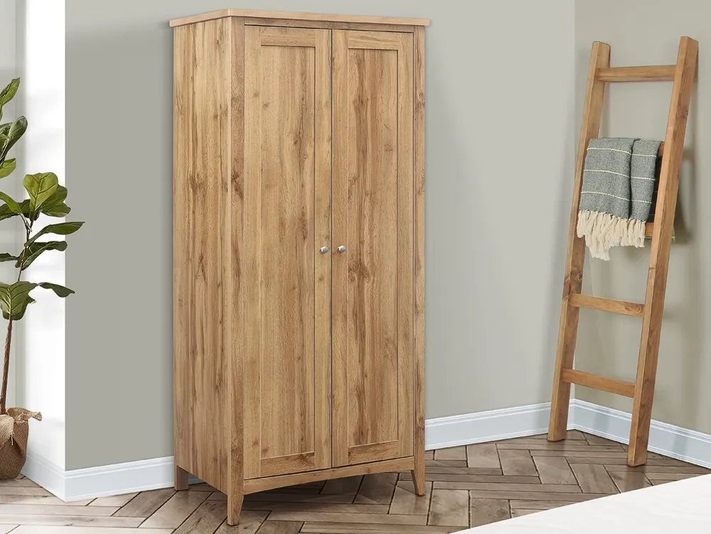 Birlea Birlea Hampstead Oak 2 Door Double Wardrobe