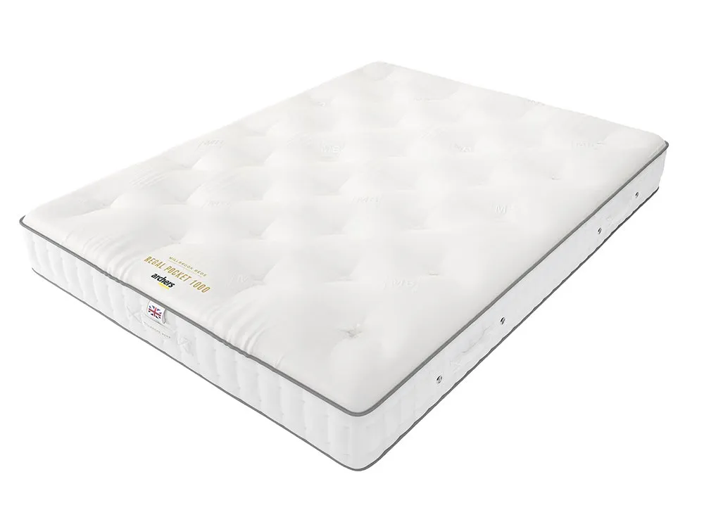 Millbrook Beds Millbrook Regal Pocket 1000 2ft6 Small Single Mattress