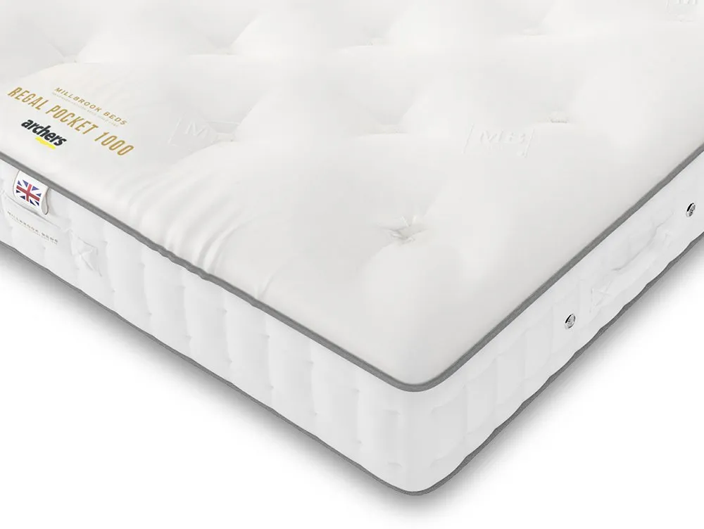 Millbrook Beds Millbrook Regal Pocket 1000 4ft Small Double Mattress