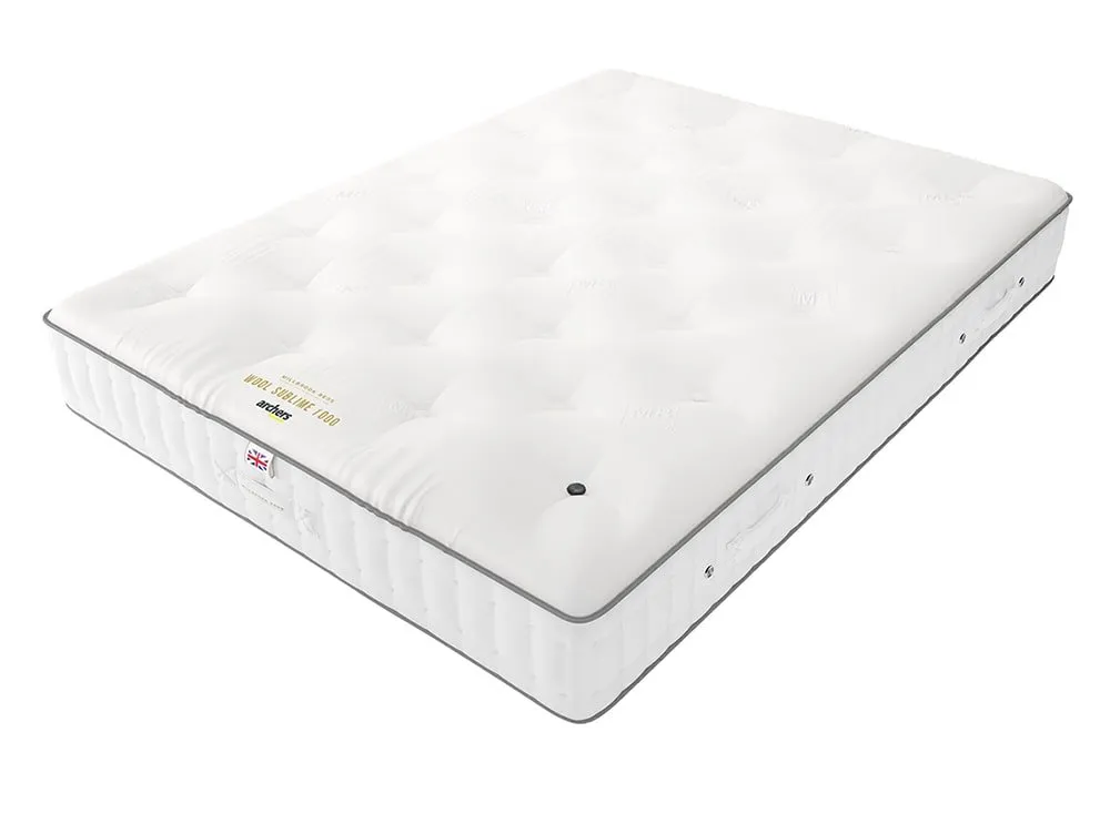 Millbrook Millbrook Wool Sublime Ortho Pocket 1000 3ft Single Mattress