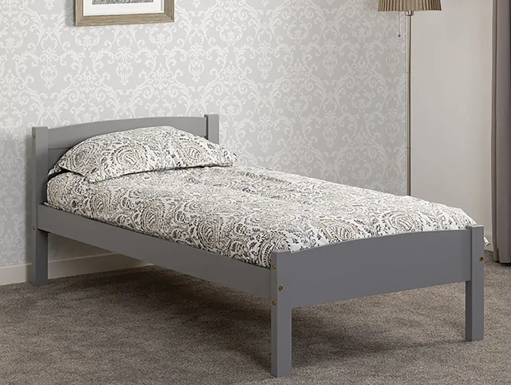Seconique Seconique Amber 3ft Single Grey Wooden Bed Frame