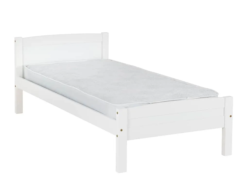 Seconique Seconique Amber White Wooden Bed Frame