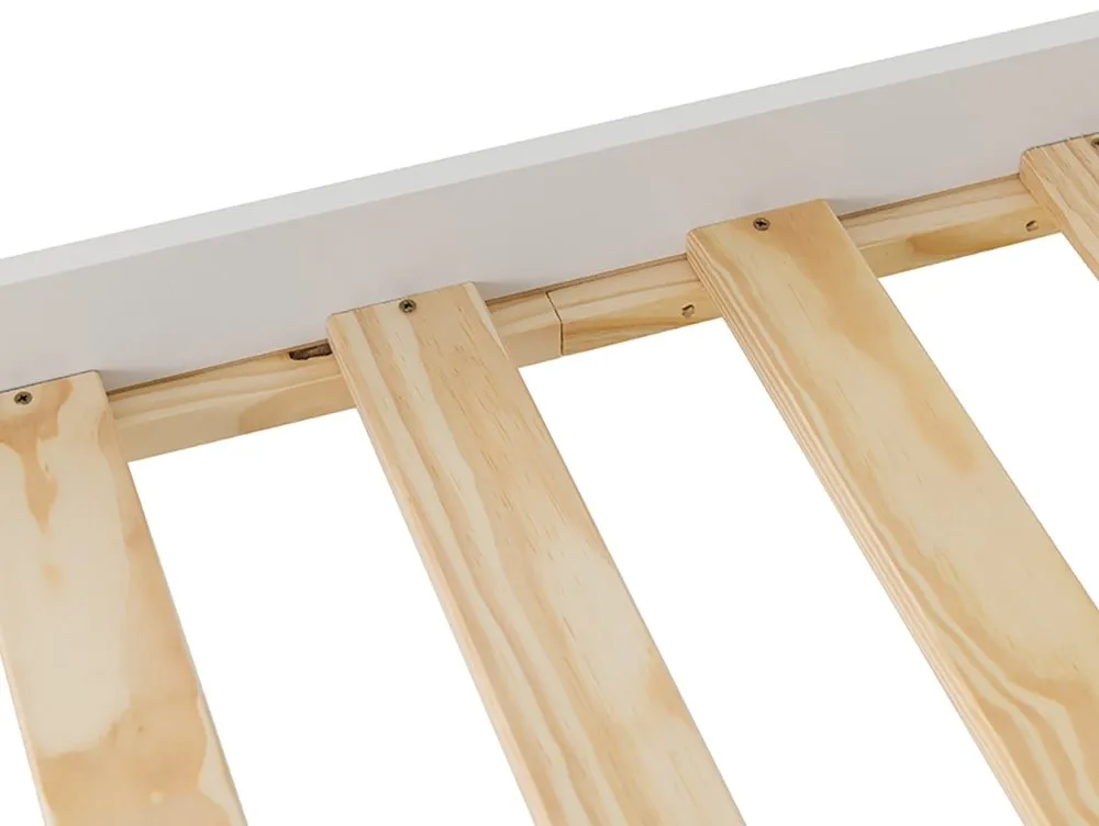 Seconique Seconique Amber 3ft Single White Wooden Bed Frame