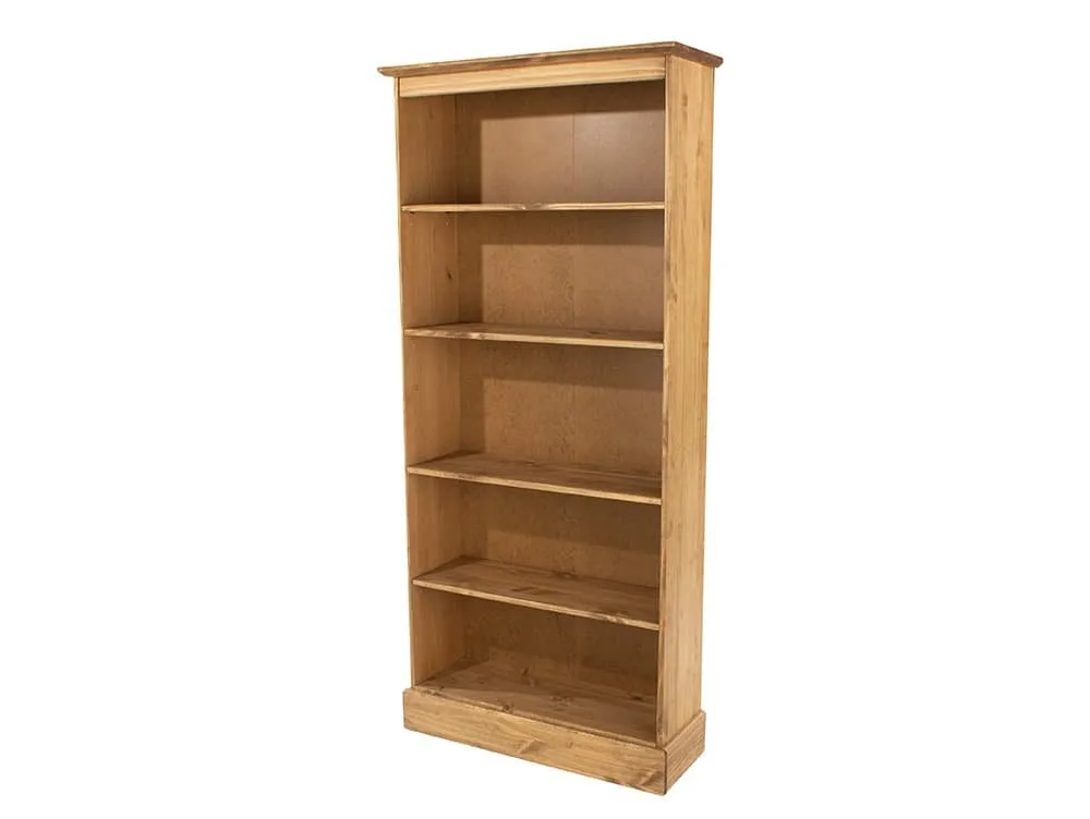 Core Products Core Cotswold Pine Wooden Tall Bookcase