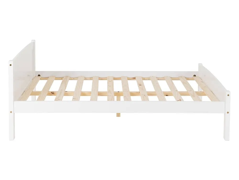 Seconique Seconique Amber White Wooden Bed Frame