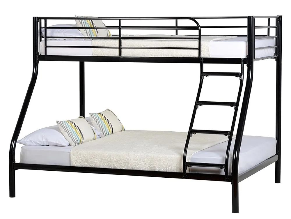 Seconique Seconique Tandi Black Metal Triple Bunk Bed Frame
